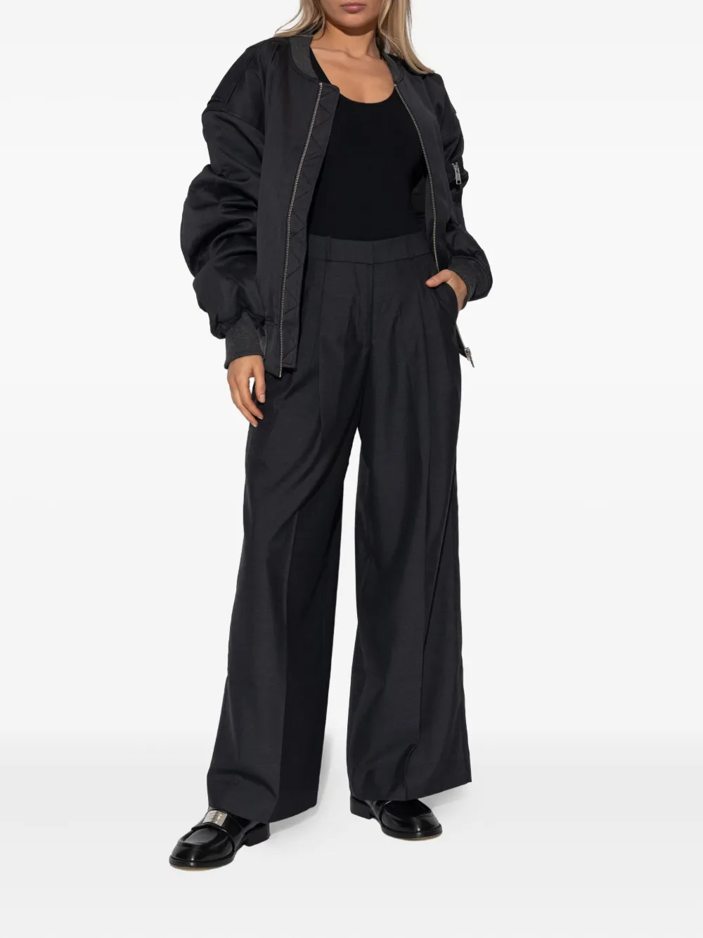 ENTIRE STUDIOS pleated trousers - Grijs