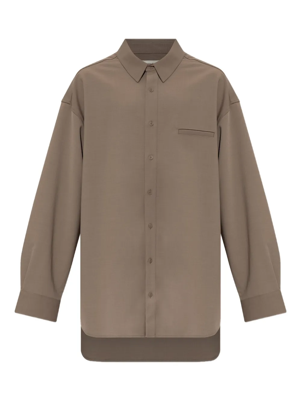 Entire Studios Chest-pocket Shirt In Brown