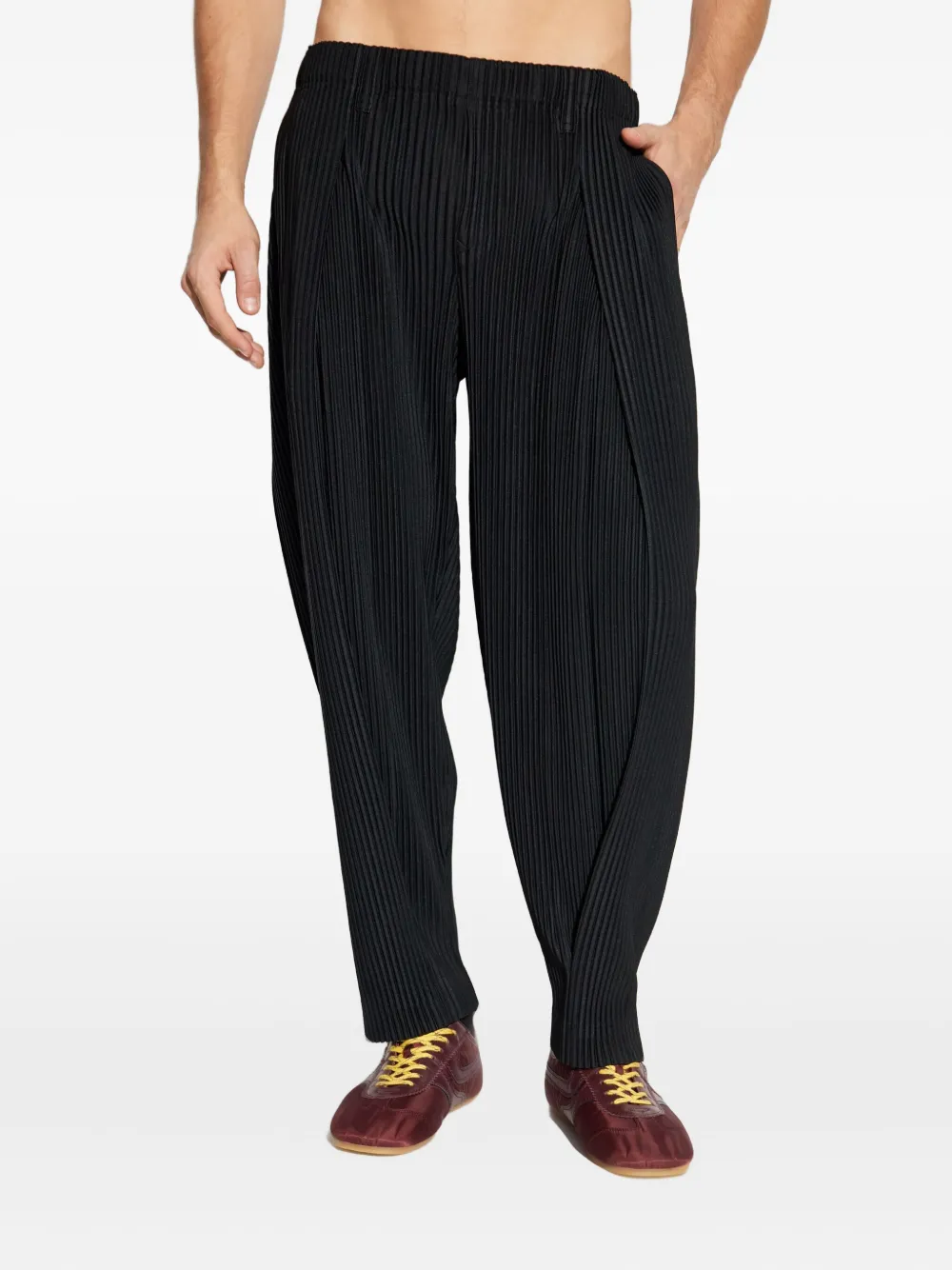 Homme Plissé Issey Miyake Plooibroek Zwart