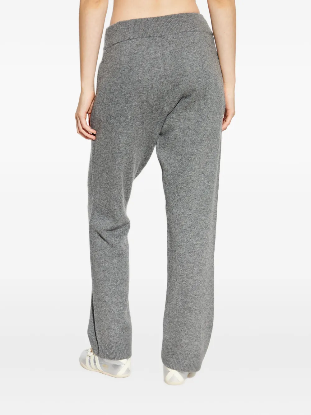 Entire Studios Side-pockets Knitted Trousers In Gray