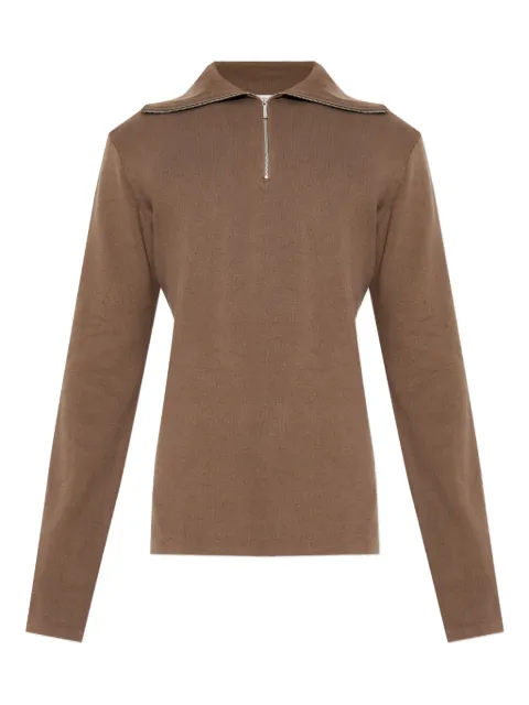 ENTIRE STUDIOS zip-up collared sweater