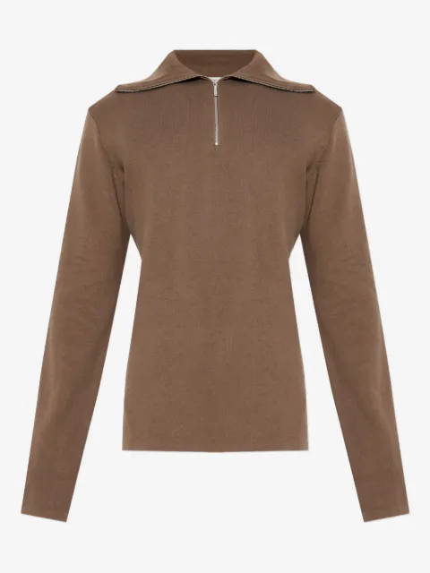 ENTIRE STUDIOS zip-up collared sweater
