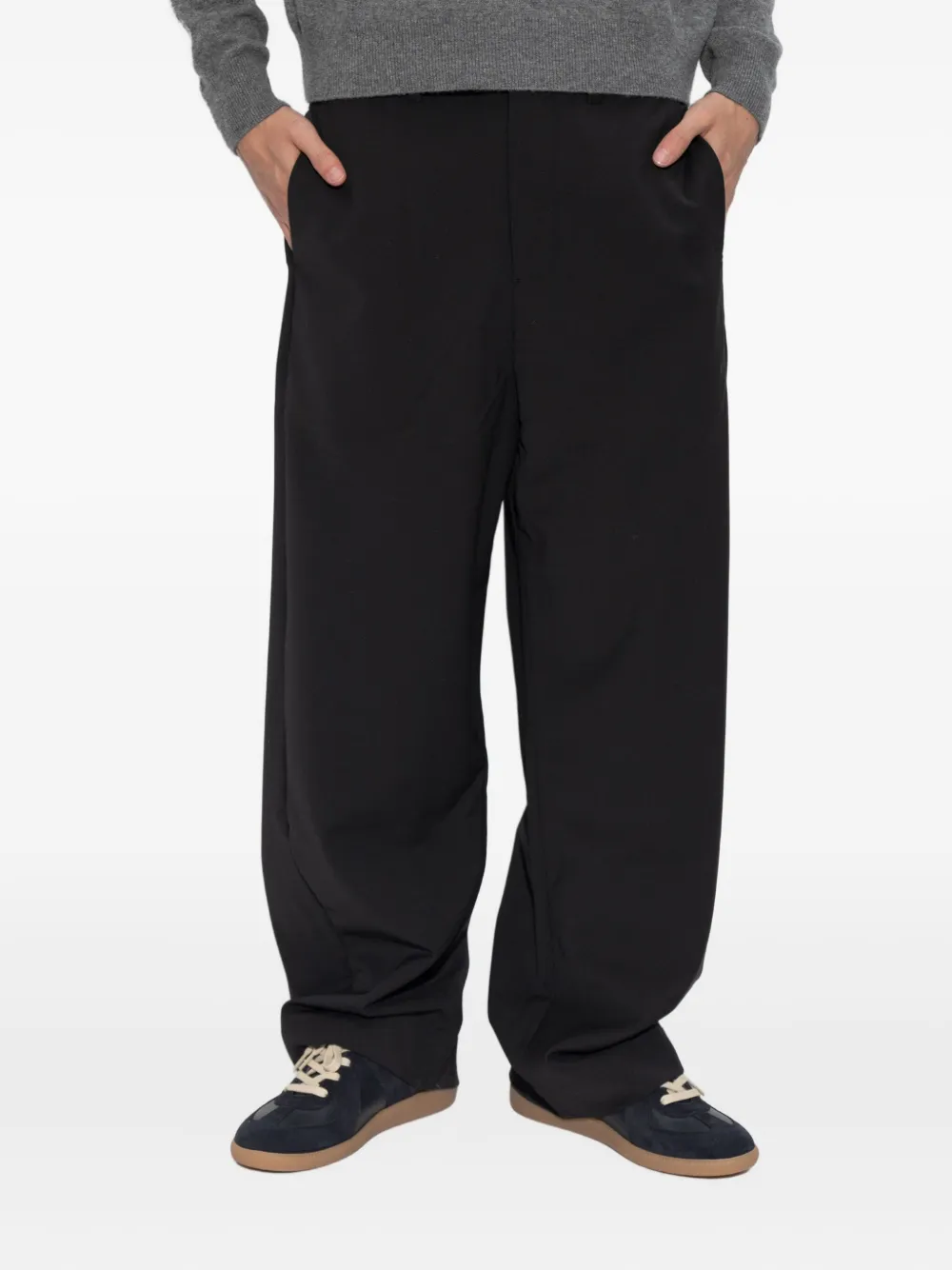 ENTIRE STUDIOS Broek met paspelzak Zwart