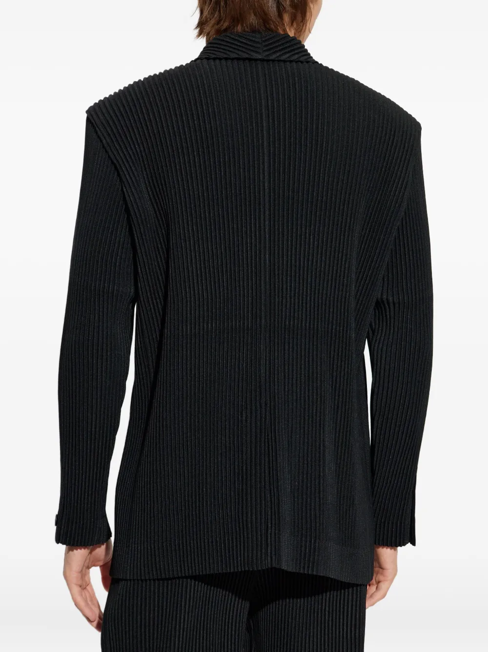 Homme Plissé Issey Miyake Plissé blazer Zwart