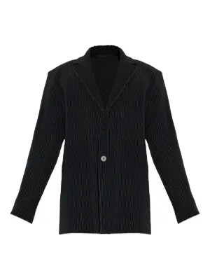 オムプリッセ HOMME PLISSÉ ISSEY MIYAKE トップス 黒 Homme Plisse' Issey Miyake men's shirt - Black | HP56JC111