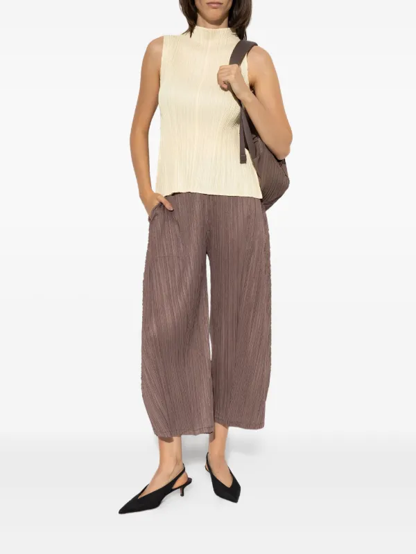 Pleats Please Issey Miyake プリーツ ハイネック トップ