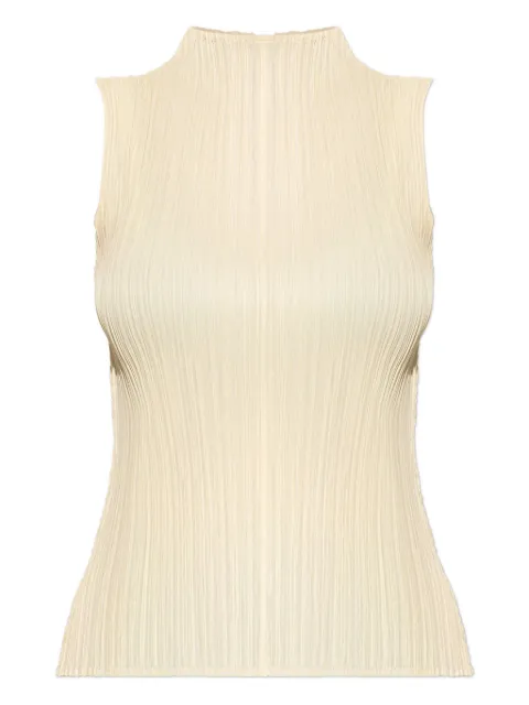 Pleats Please Issey Miyake pleated high-neck top