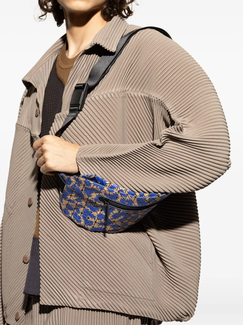 Bao Bao Issey Miyake Baton Dapple Belt Bag In Blue