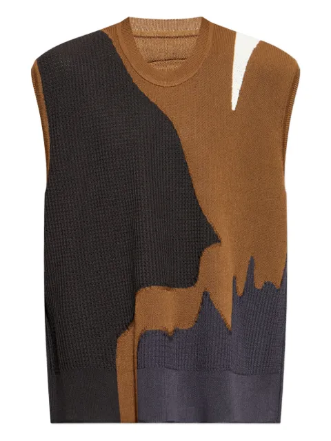 Homme Plissé Issey Miyake round neckline vest