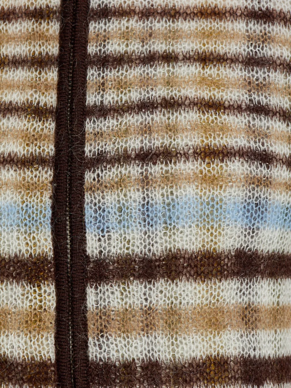 Rag & Bone Leva Short Sleeve Zip Sweater Ivory Multi In Multi