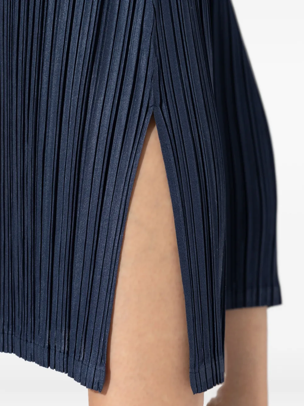 Pleats Please Issey Miyake Plooibroek Blauw