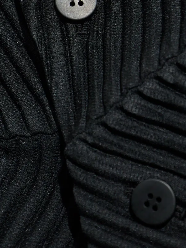 【美品】HOMME PLISSÉ ISSEY MIYAKE ブラックシャツ Homme Plissé Issey Miyake Monthly Colors： September オーバー