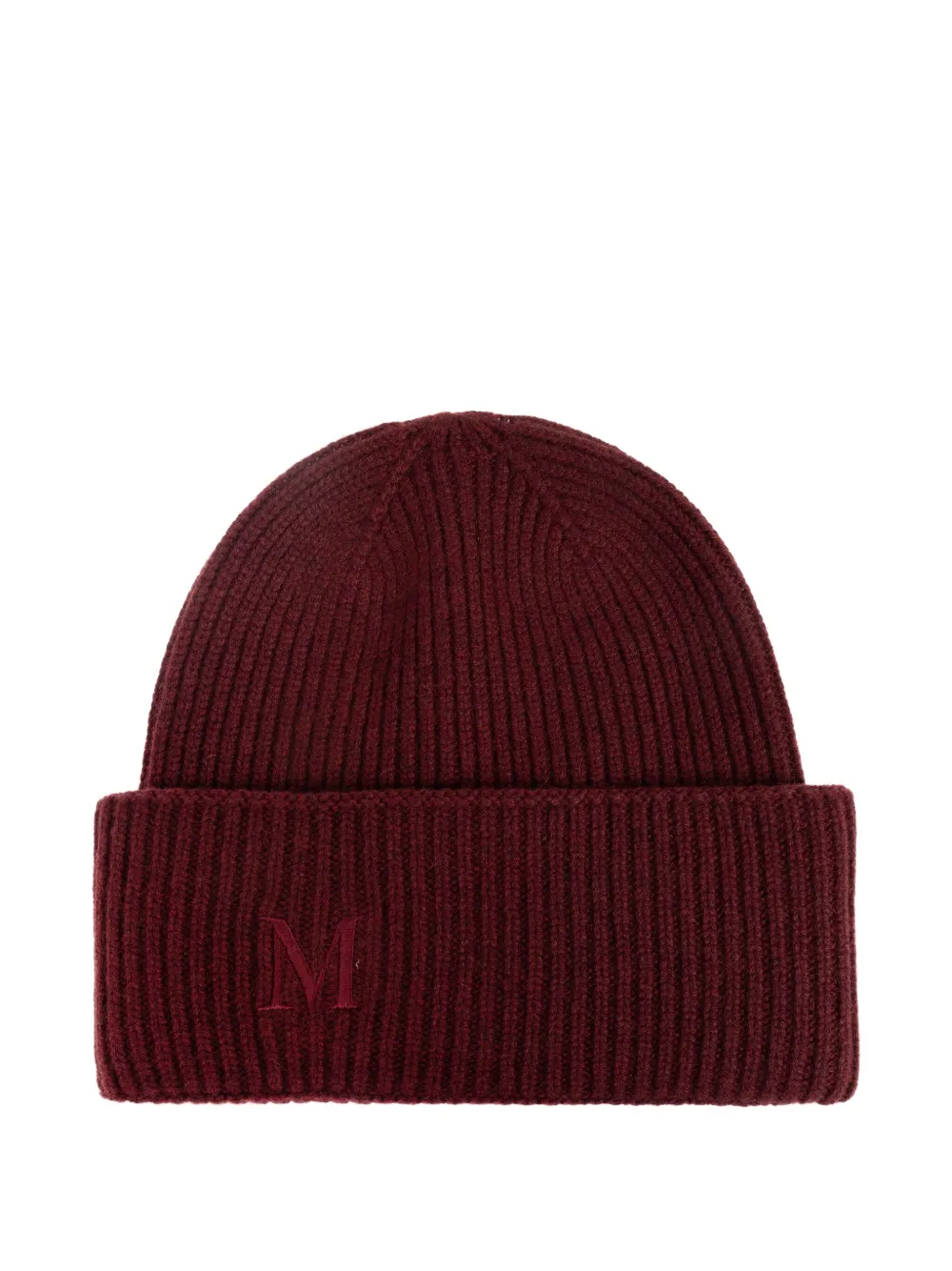 Max Mara Mmretina ribbed-initial beanie hat | rojo | Image 1
