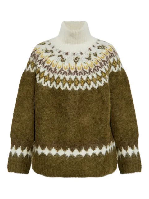 rag & bone suéter tejido con cuello vuelto