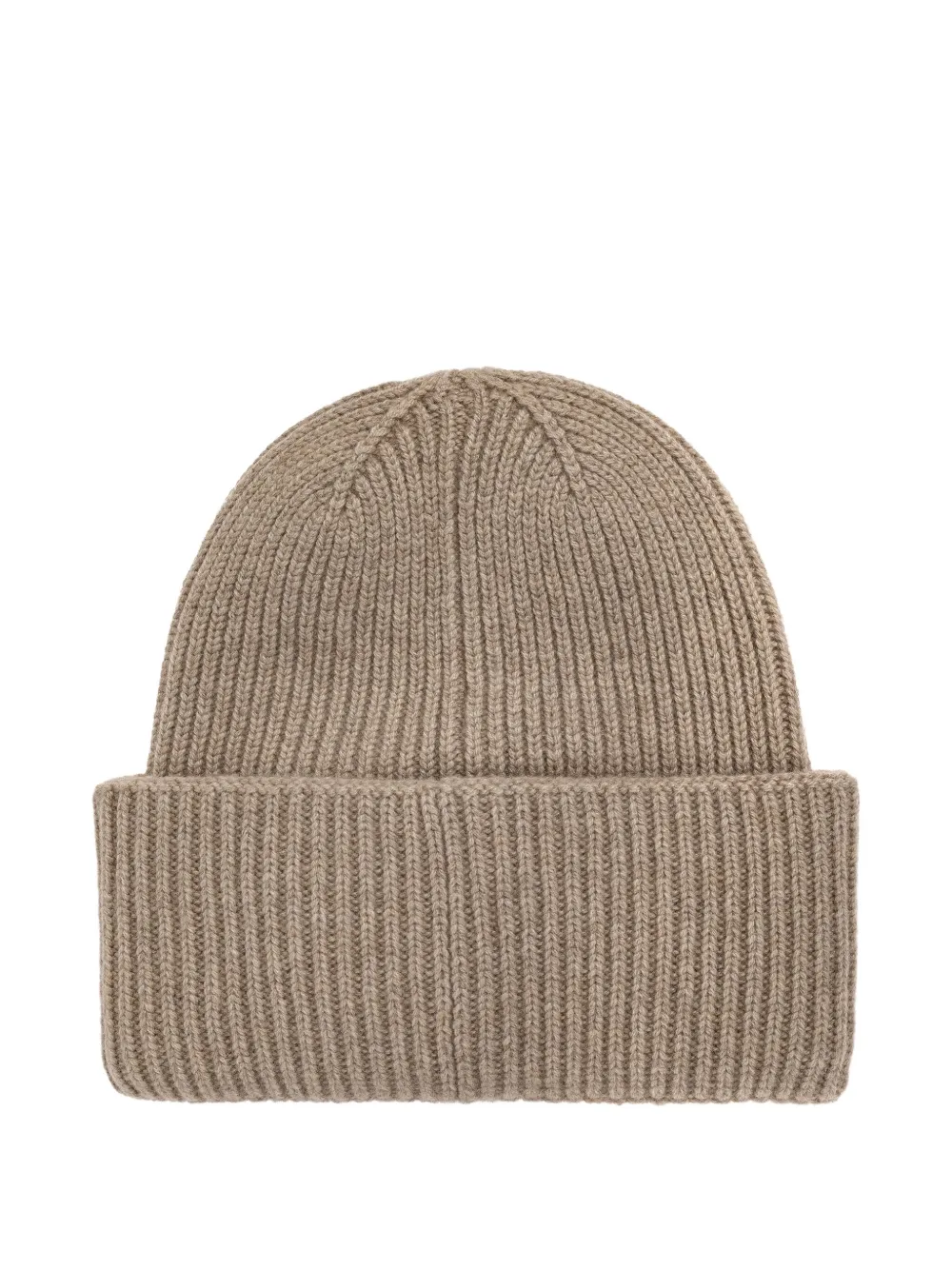 Max Mara Mmretina ribbed embroidered beanie hat - Beige