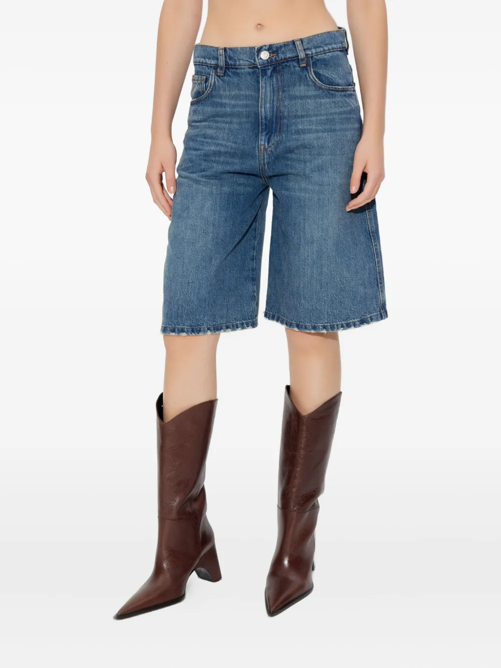 Coperni Shorts met logo Blauw