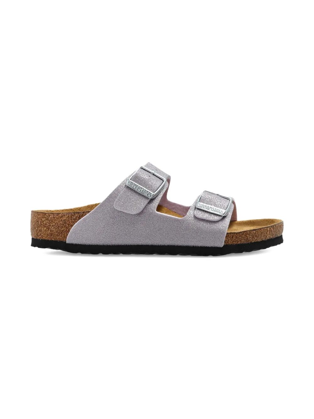 Birkenstock Kids Arizona sandalen met gesp Grijs