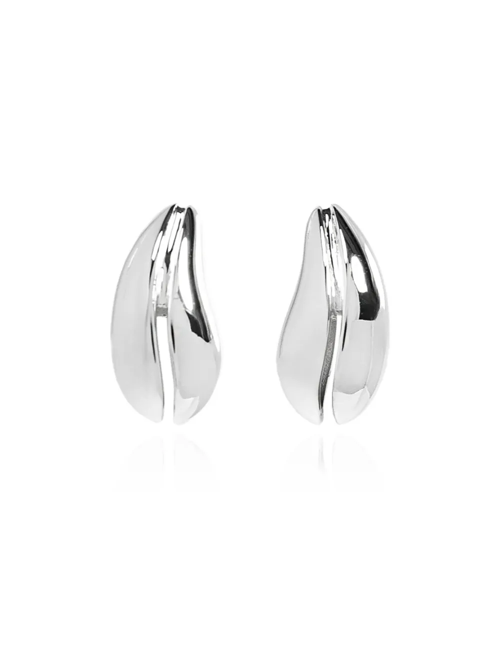 Tory Burch Mini Wave Earring In Brown