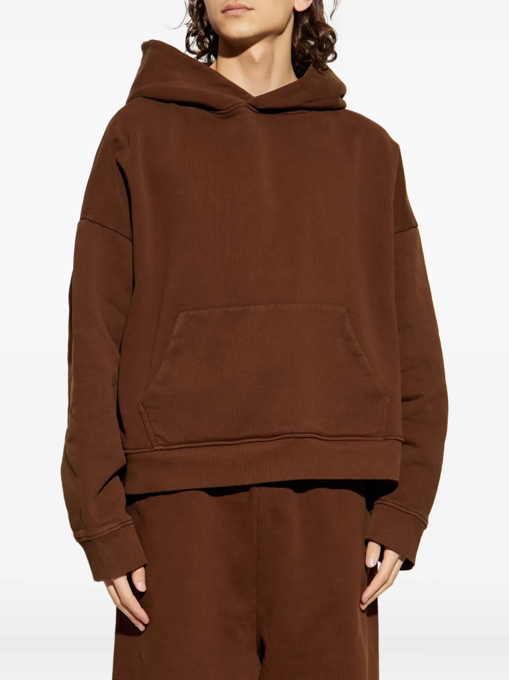 ENTIRE STUDIOS Hoodie met rits Bruin