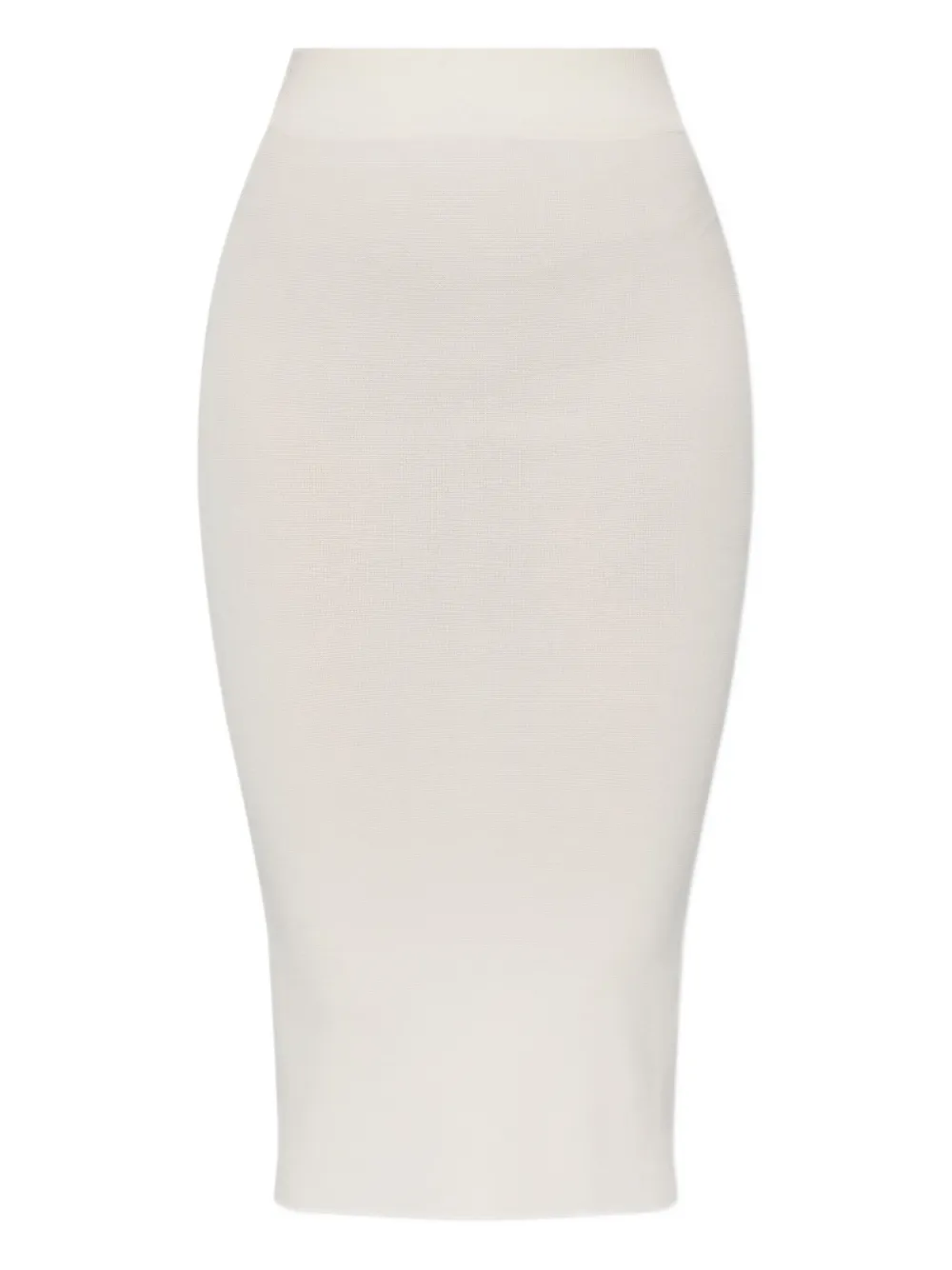 Entire Studios Ribbed Midi Skirt In Brown