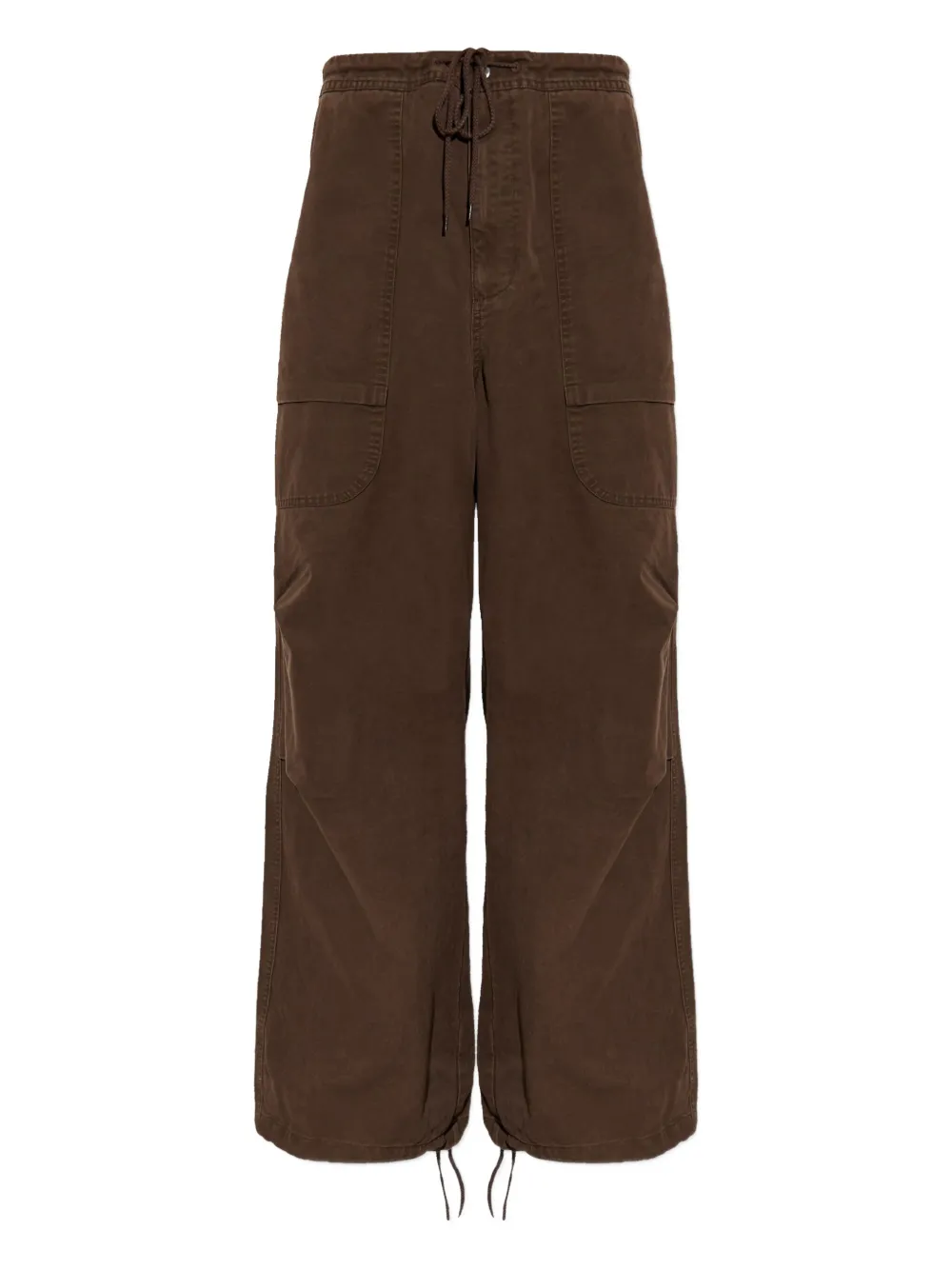 ENTIRE STUDIOS drawstring cargo trousers | Brown | Image 1