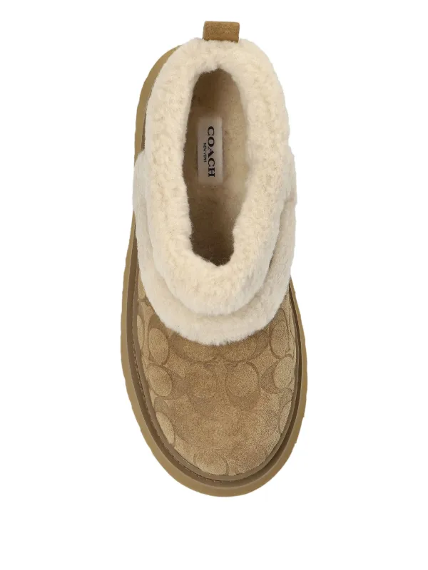 Coach 65mm Christina Platform Boots | Neutrals | FARFETCH