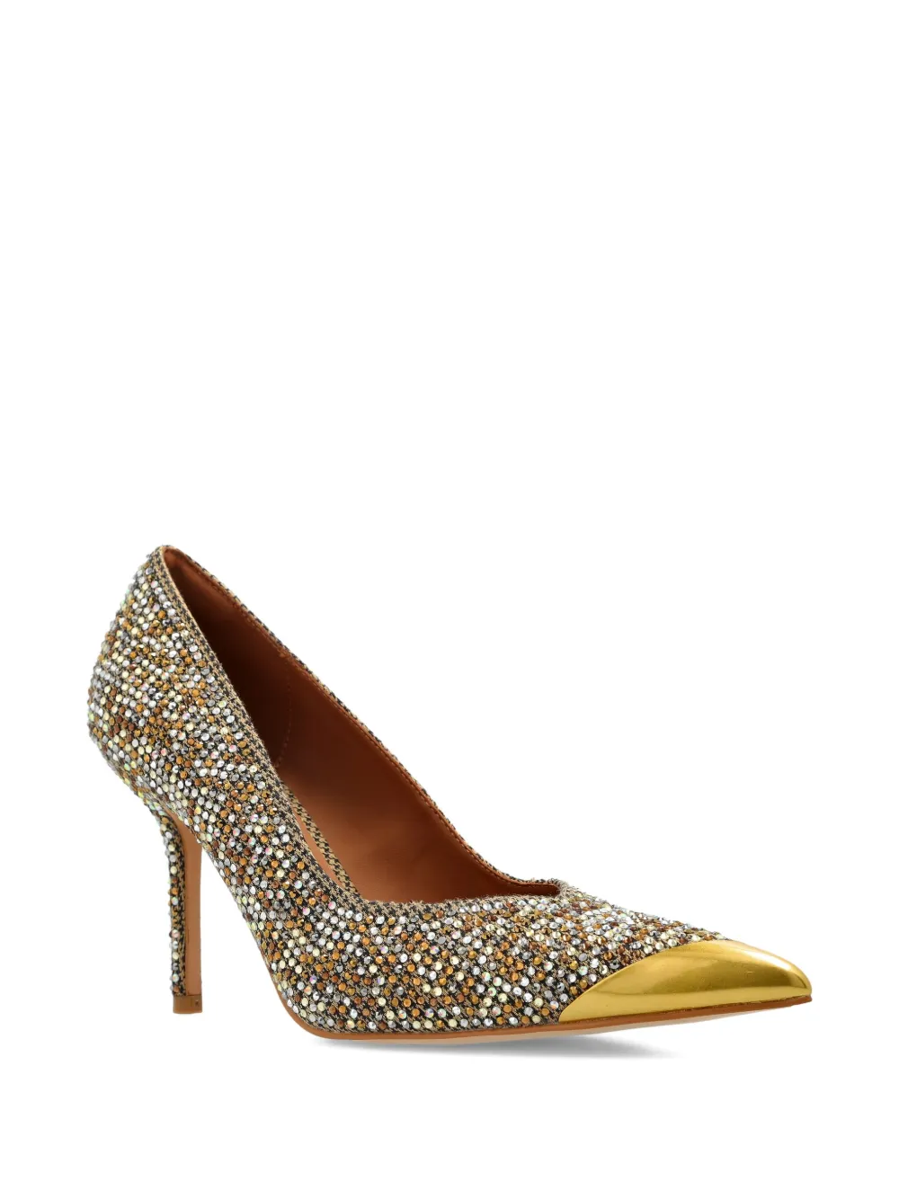 Kurt Geiger London Regent Pointed Toe Pump In Gold