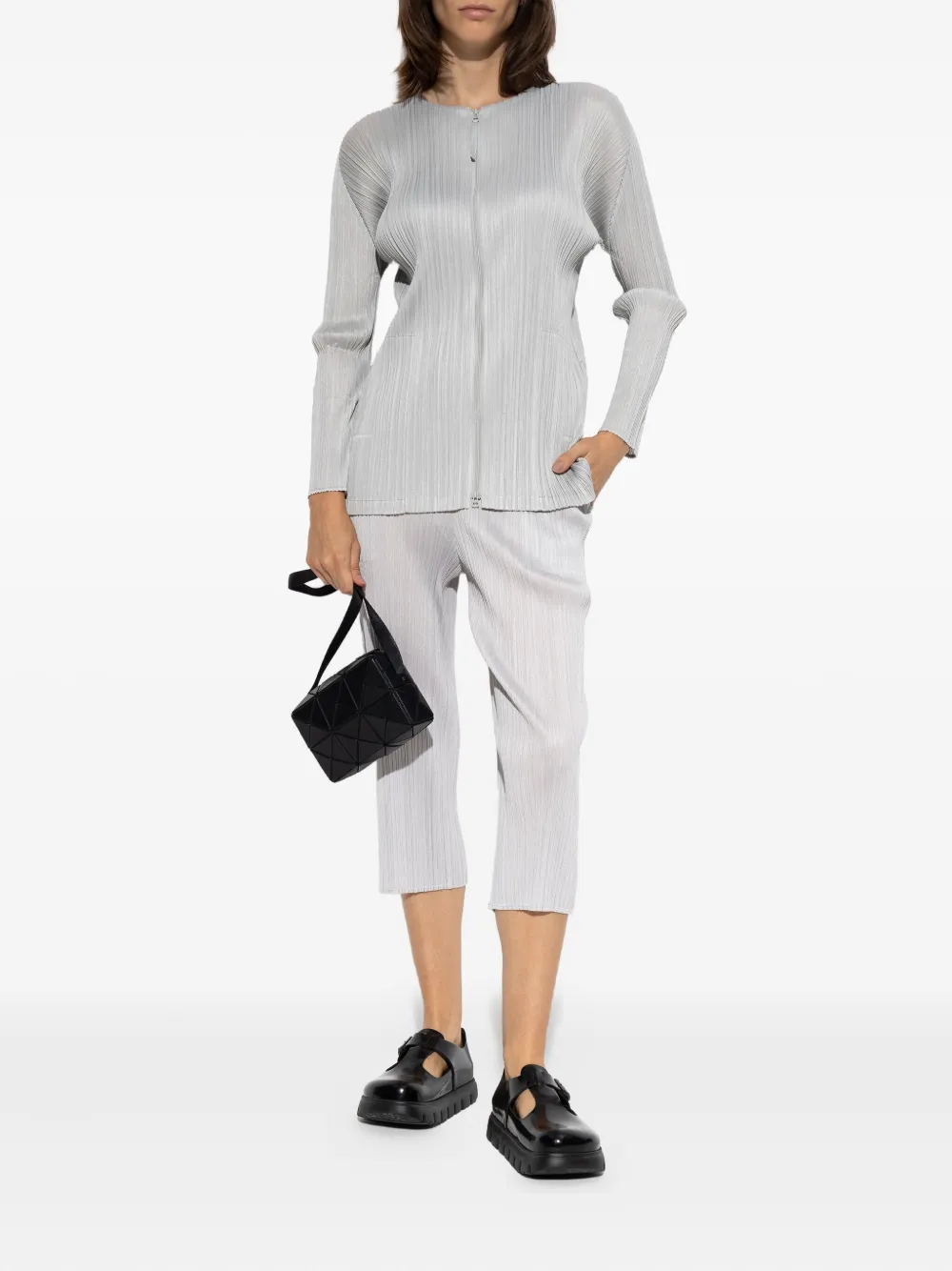 Pleats Please Issey Miyake pleated trousers | Slim-Fit Trousers | Image 2