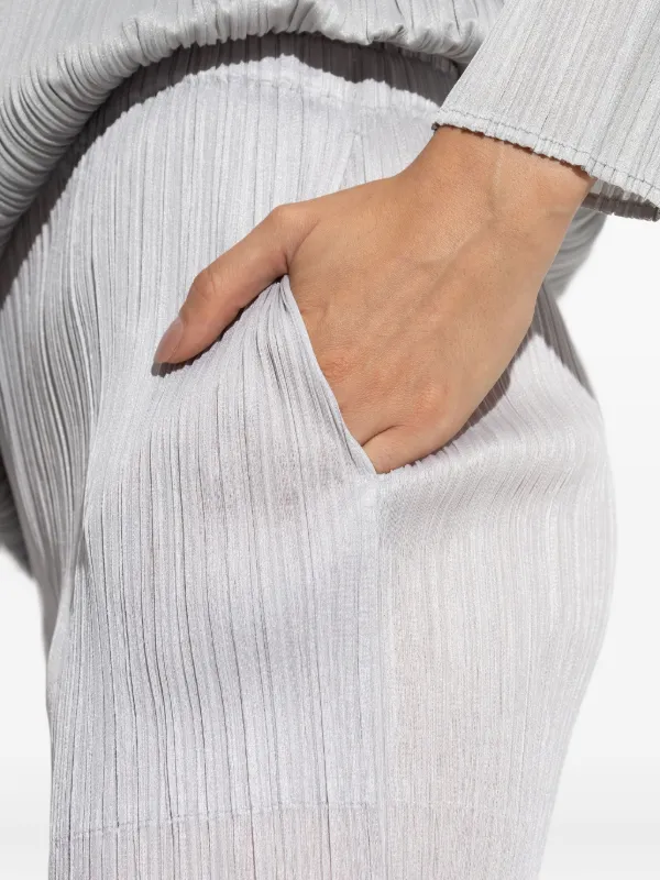Pleats Please Issey Miyake プリーツ パンツ | グレー | FARFETCH JP