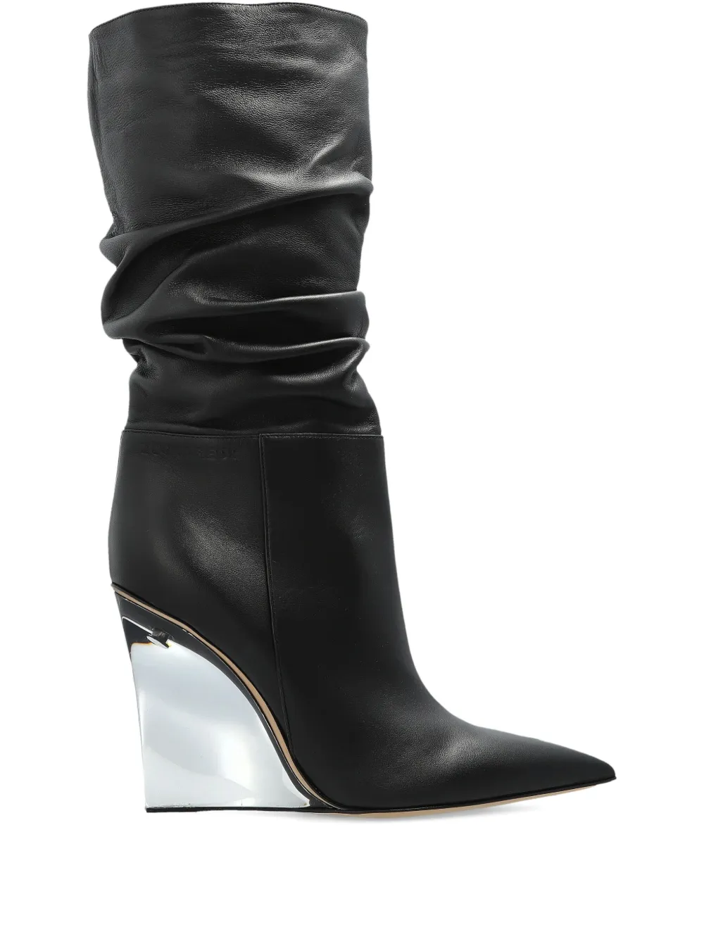 DSQUARED2 ruched pointed boots | Black | Image 1