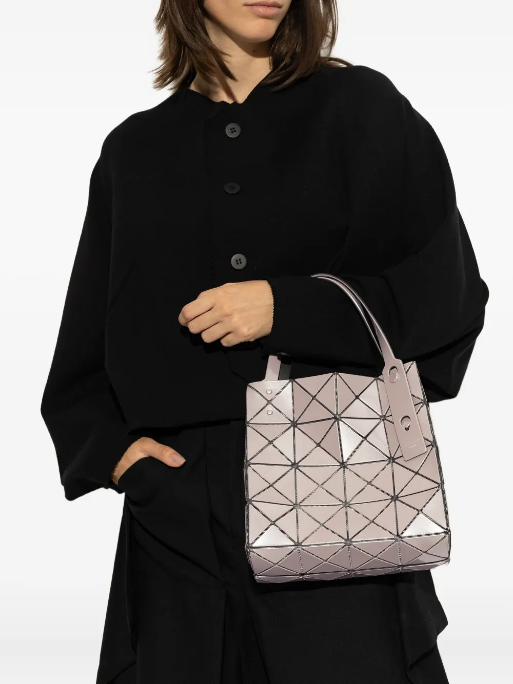 Bao Bao Issey Miyake Carat shopper met geometrisch patroon - Beige
