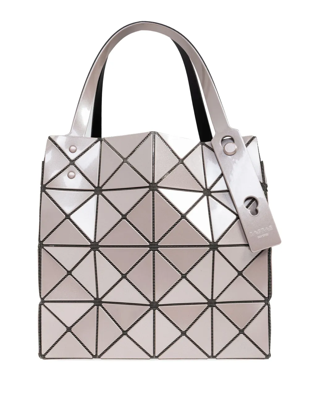 Bao Bao Issey Miyake Carat Geometric-pattern Tote Bag In Neutral