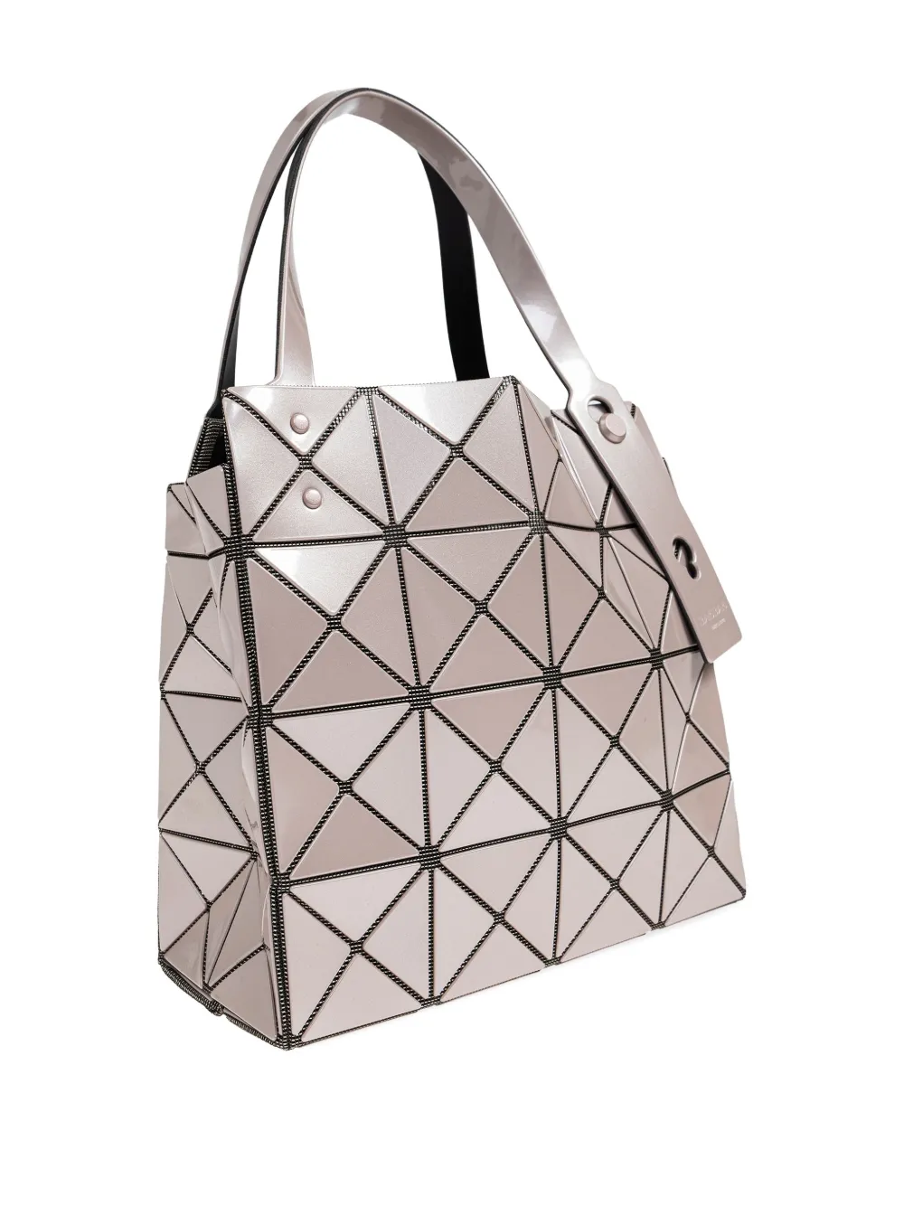 Bao Bao Issey Miyake Carat Geometric-pattern Tote Bag In Neutral