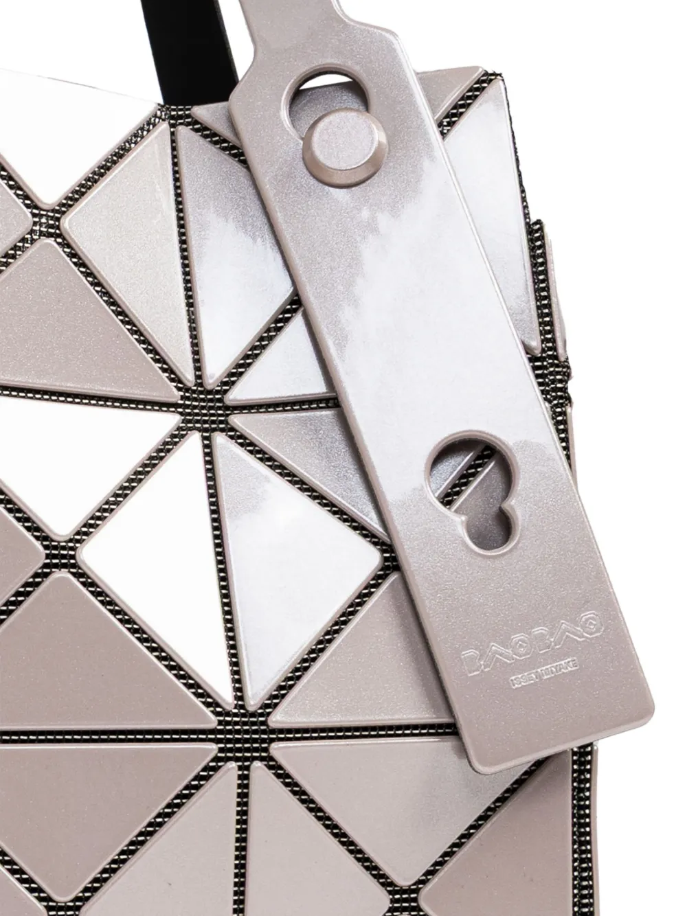 Bao Issey Miyake Carat shopper met geometrisch patroon Beige