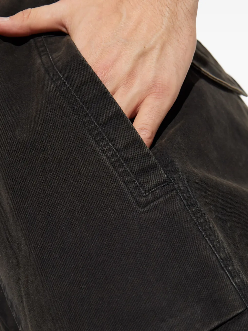 Entire Studios Drawstring Pocket Trousers In Black