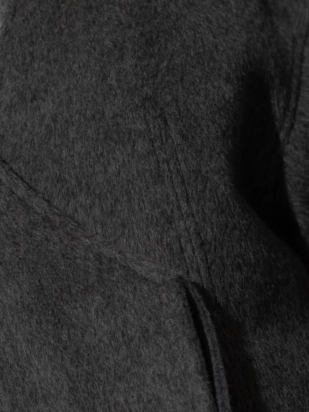 ENTIRE STUDIOS Wollen jas met V-hals Grijs