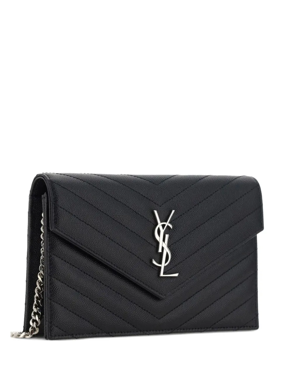 Saint Laurent Cassandre Mini-Tasche - Schwarz