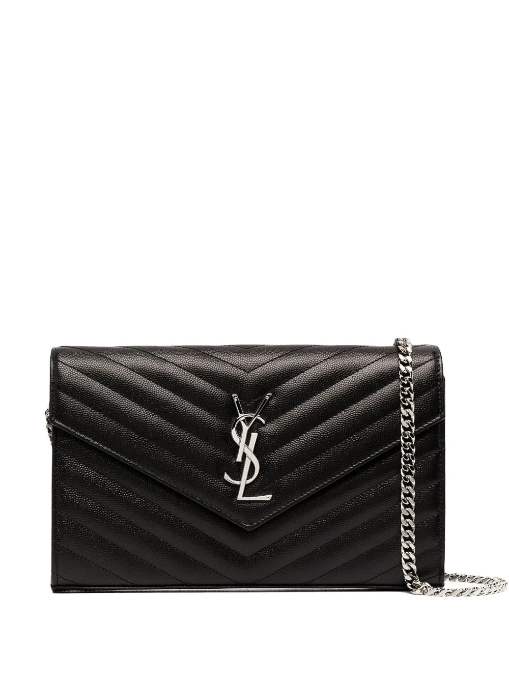 Saint Laurent Cassandre leather shoulder bag | Black | Image 1