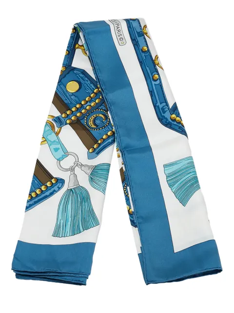 Hermès Pre-Owned 2000-2025 Aux Champs Silk Scarf scarves