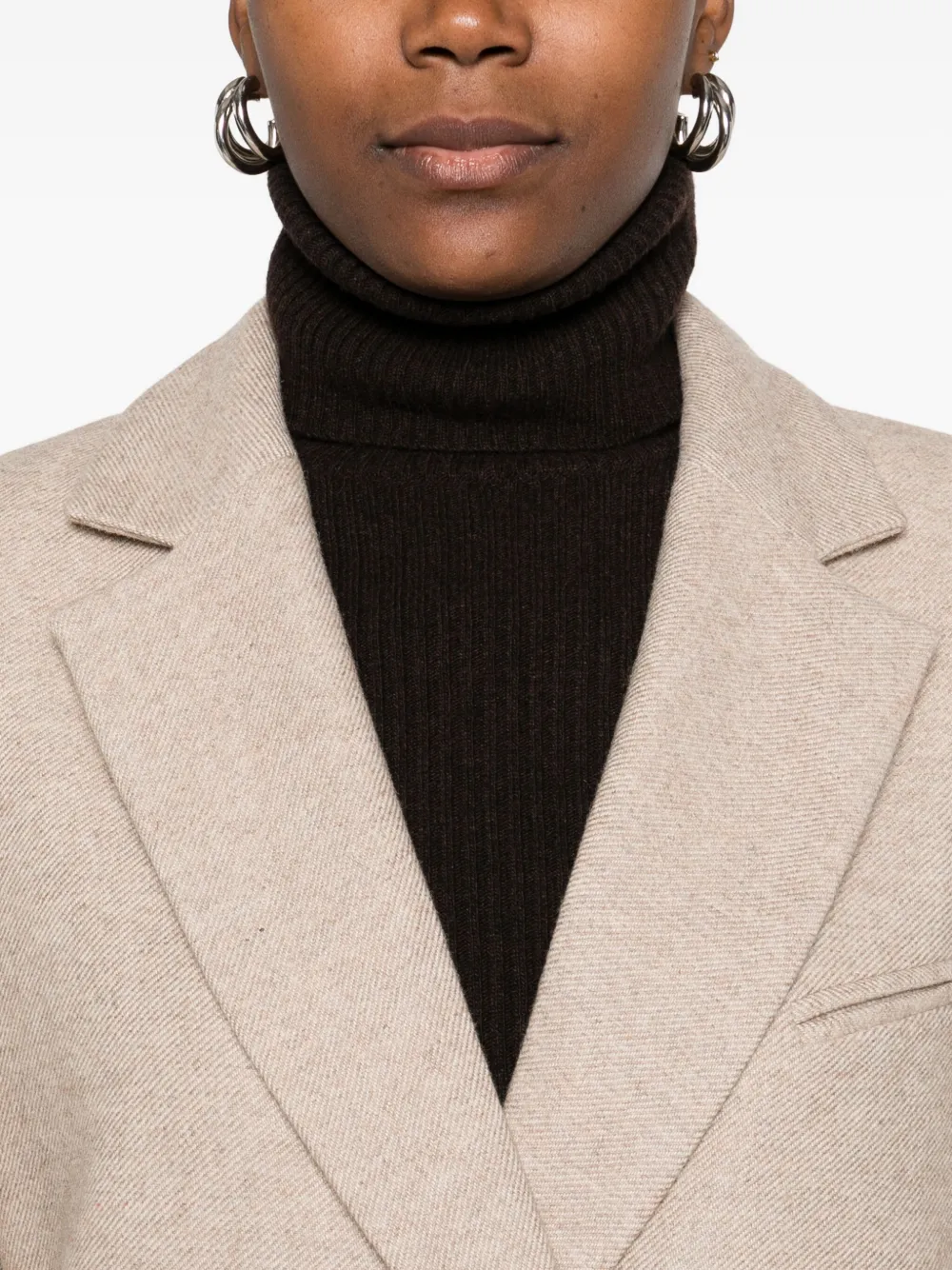 MAISON HOTEL Anna blazer met dubbele rij knopen Beige