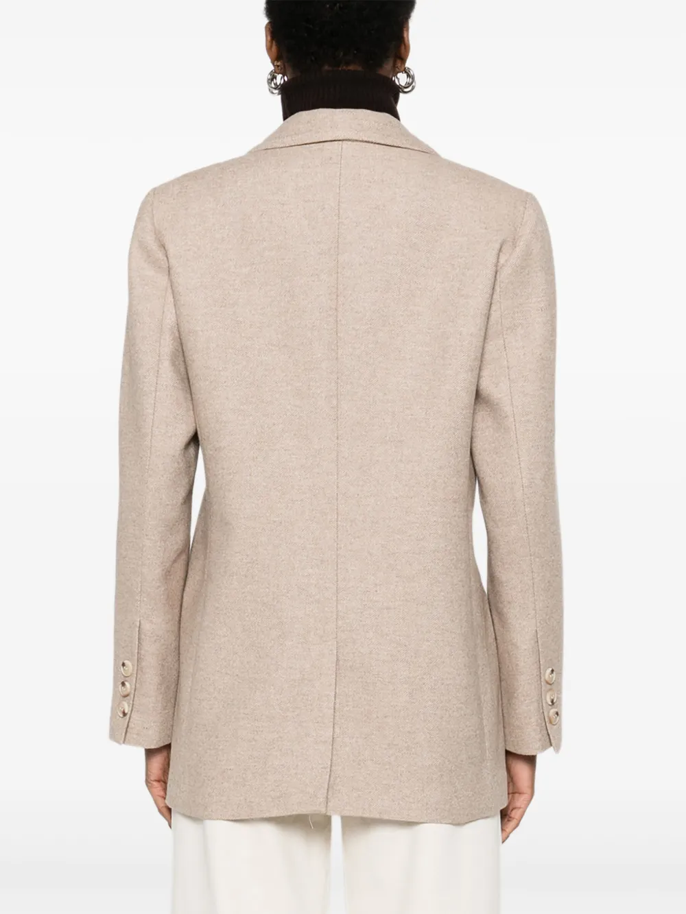MAISON HOTEL Anna blazer met dubbele rij knopen Beige