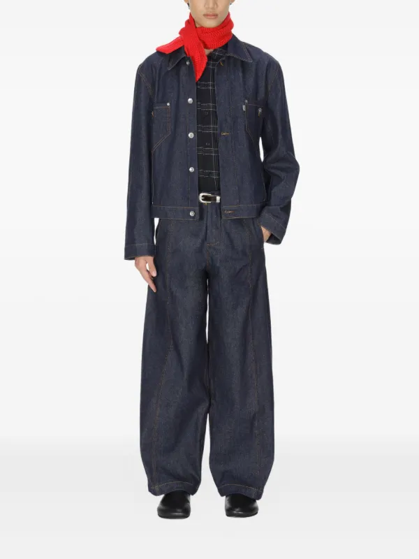 YMC Loft Denim Jacket Blue FARFETCH PH