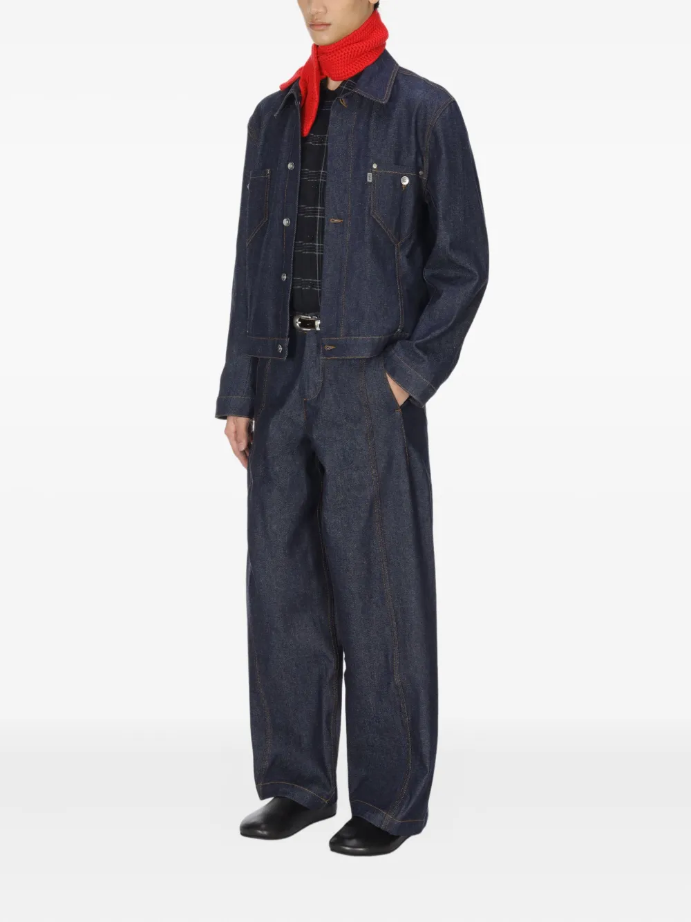Ymc You Must Create Loft Denim Jacket In Blue