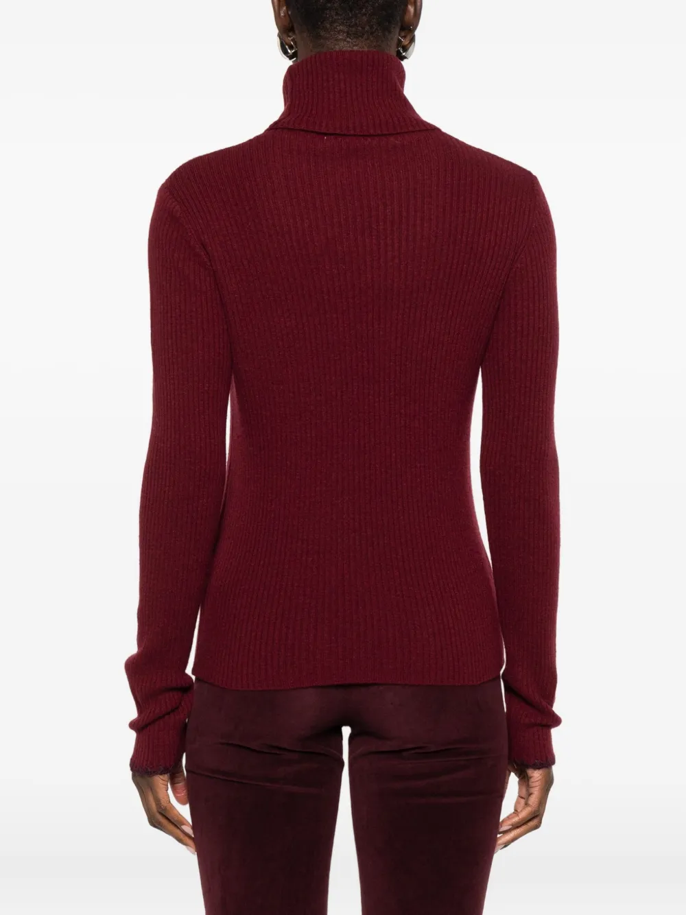 Maison Hotel Roll-neck Sweater In Red