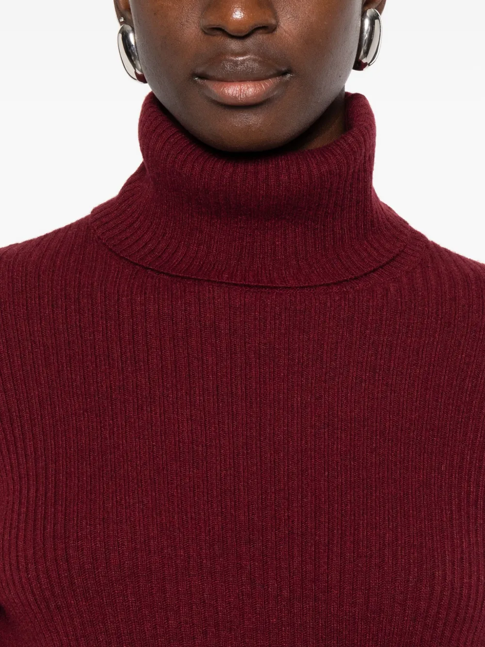Maison Hotel Roll-neck Sweater In Red