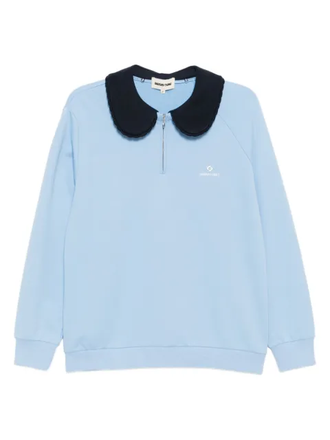 SHUSHU/TONG round-collar sweatshirt