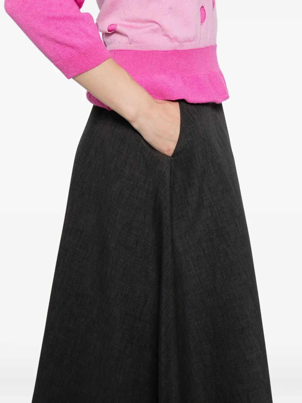 MSGM Gonna rok Grijs