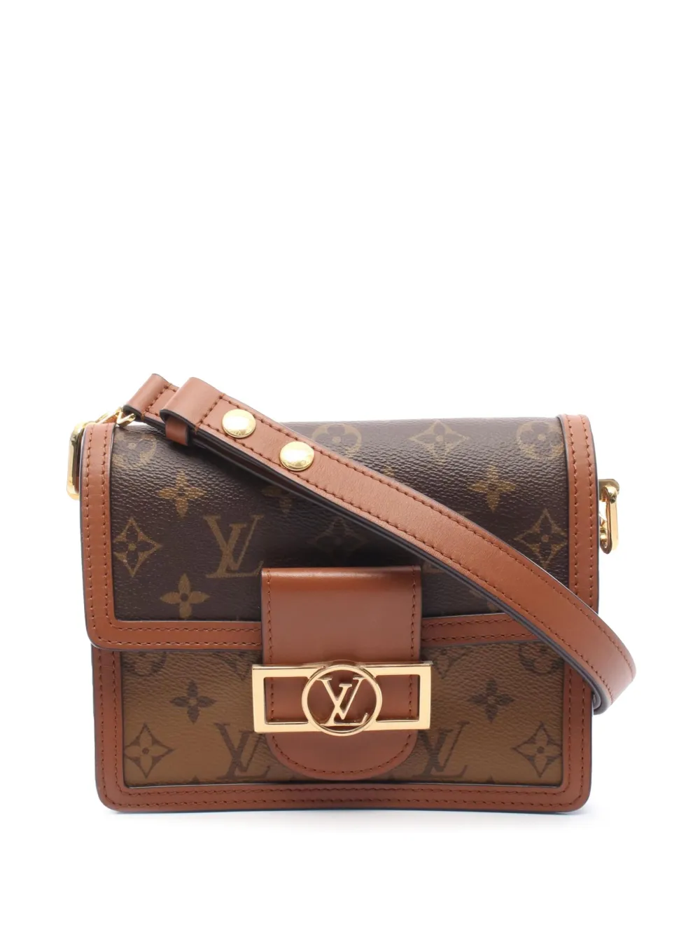 Louis Vuitton Pre-Owned 2021-2025 Monogram Reverse Mini Dauphine Louis Vuitton Pre-Owned 2021-2025 Monogram Reverse Mini Dauphine