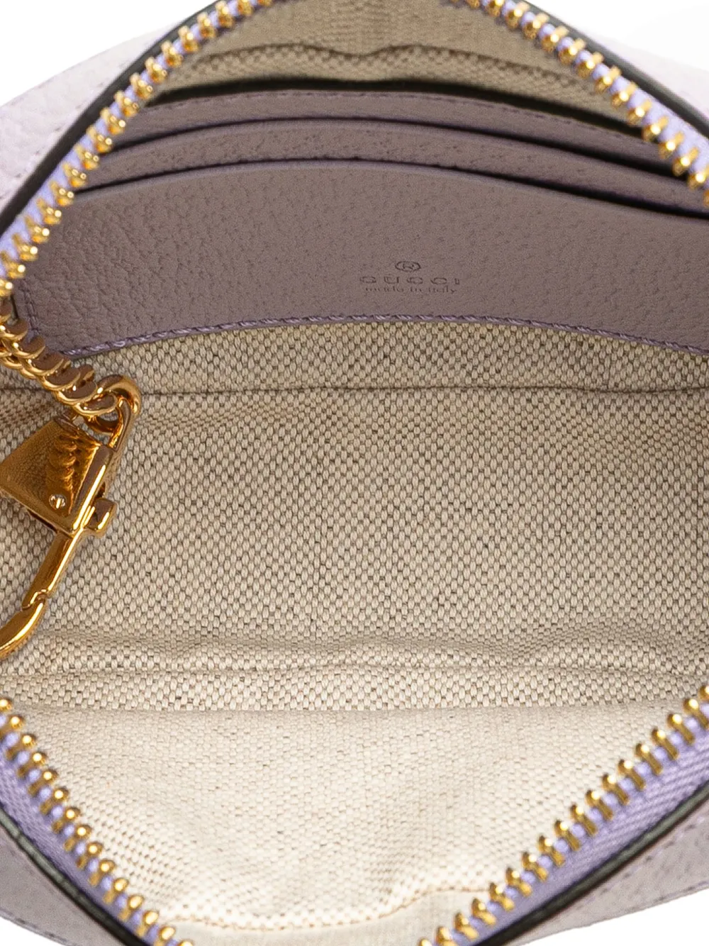 Pre-owned Gucci 2016-2025 Mini Jumbo Gg Canvas Ophidia Shoulder Bag In Brown