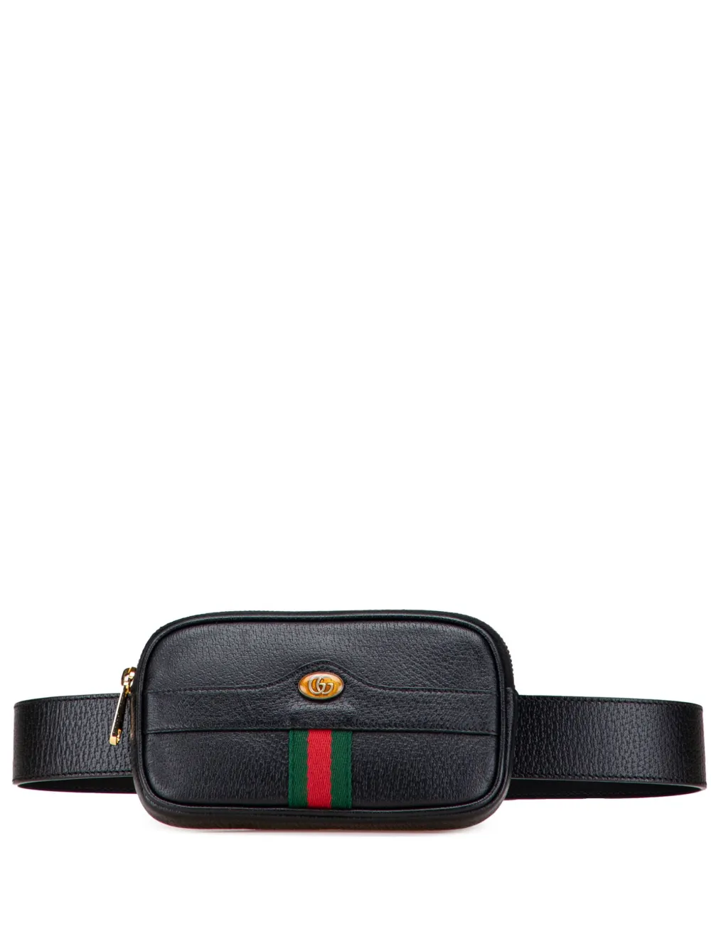 Gucci Pre-Owned 2016-2025 Small Leather Ophidia belt bag - ブラック Gucci Pre-Owned 2016-2025 Small Leather Ophidia belt bag - ブラック